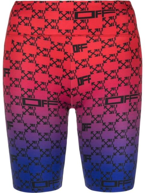 monogram-print cycling shorts