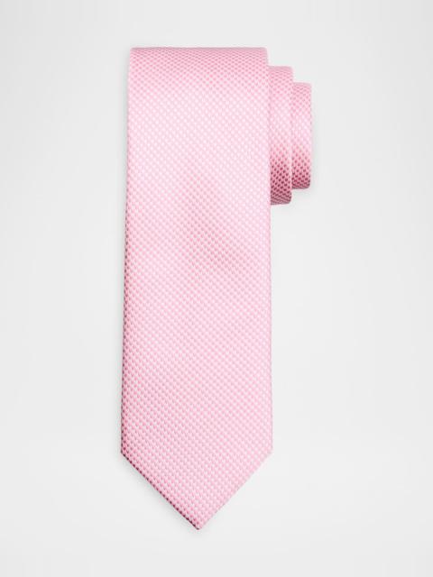Men & apos;s Micro-Woven Jacquard Silk Tie