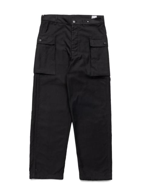 2 Pocket Cargo Pants (Reverse Sateen For Blue in Green) - Black
