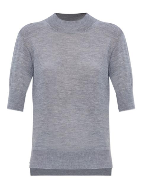 fine-knit T-shirt