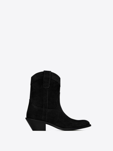 eastwood santiag boots in suede