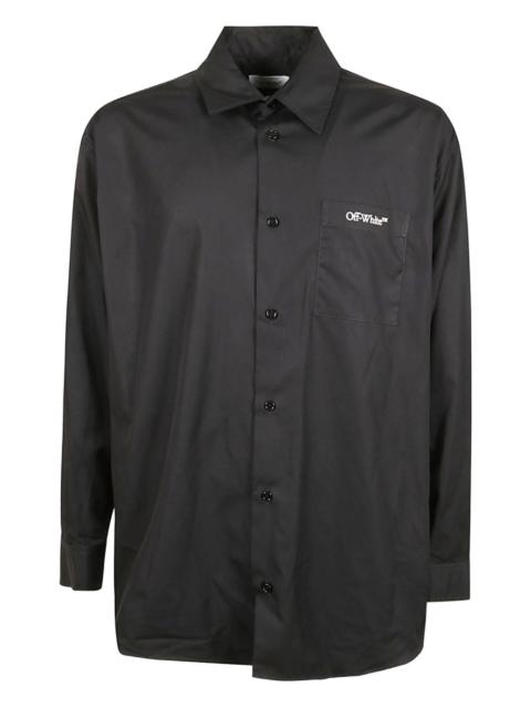 logo-embroidery rear-graphic shirt