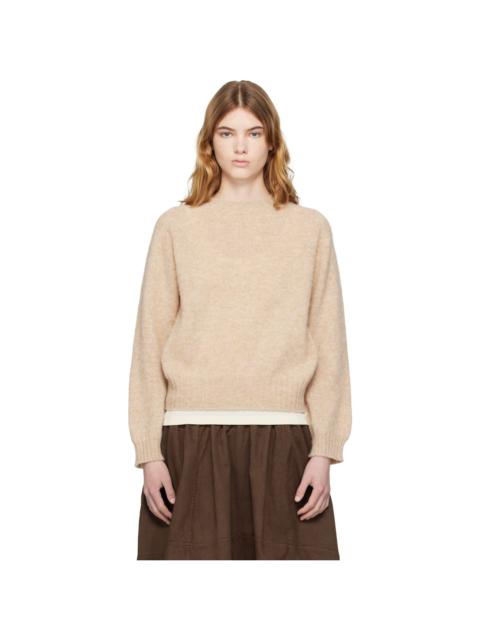 Beige Jets Sweater