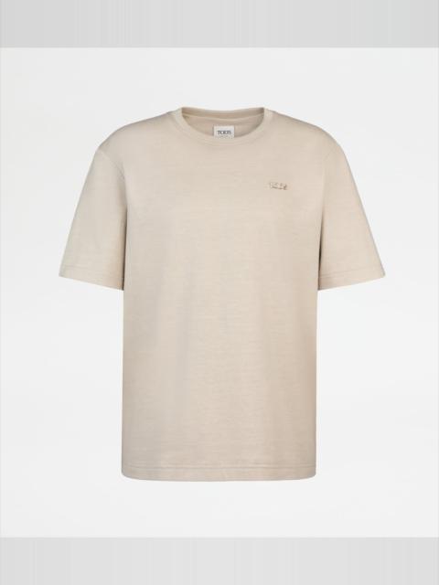 T-SHIRT IN JERSEY - OFF WHITE