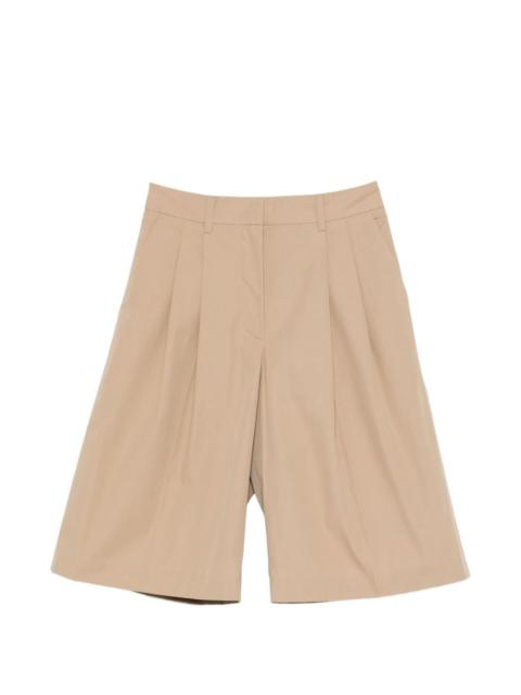 pleated shorts