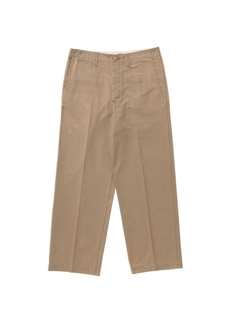 EX WIDE CHINO PANTS BEIGE