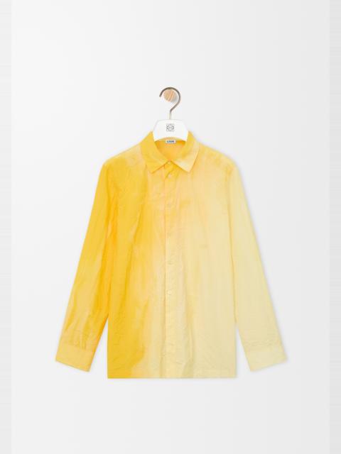 Shirt in technical cotton