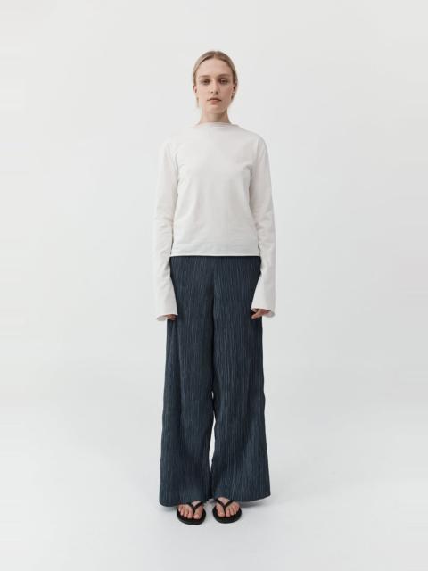 Funnel Neck Long Sleeve - White