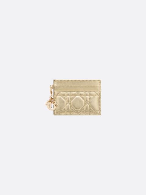 Lady Dior Freesia Card Holder