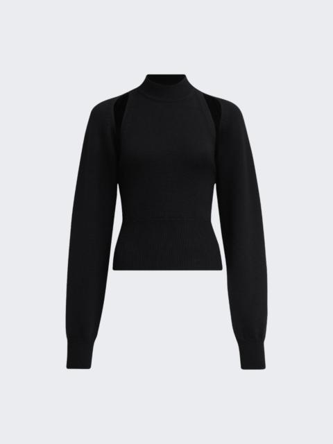 Cut Out Sweater Noir