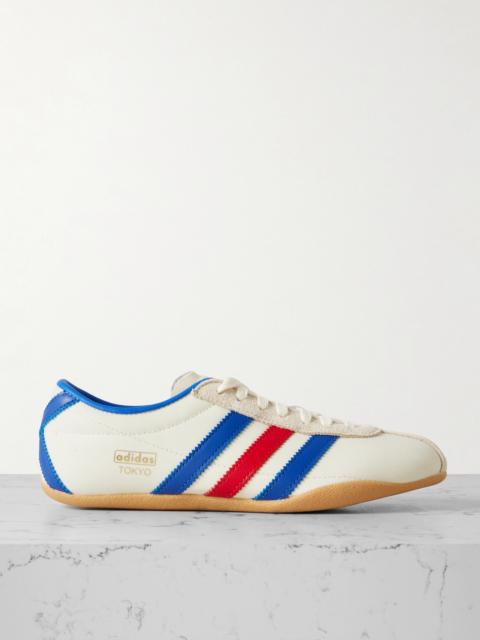 Tokyo Leather And Suede-trimmed Mesh Sneakers