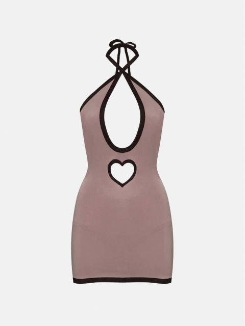 KYLIE DRESS JERSEY BROWN