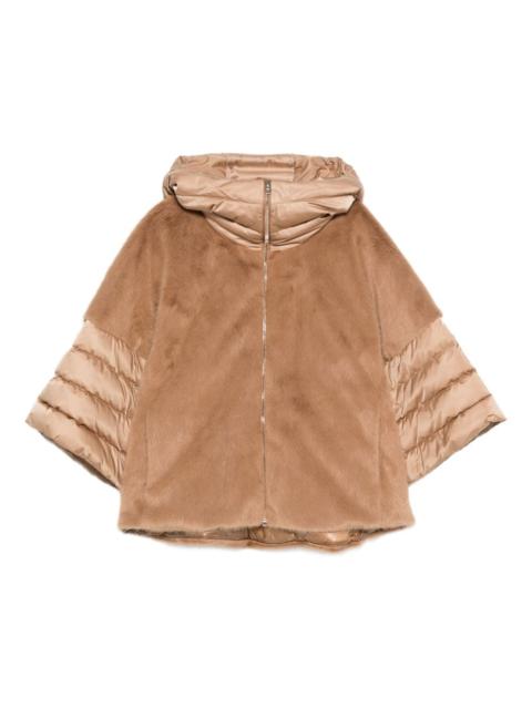 hooded quilted jacket