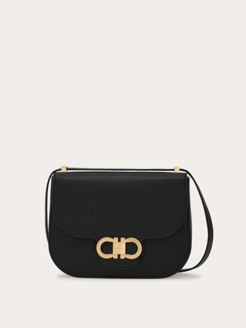 Double Gancini crossbody bag