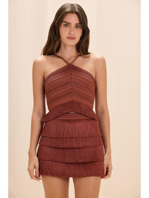 AMBER FRINGE SKIRT