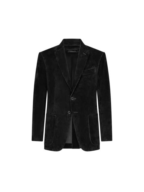 CASHMERE SUEDE SARTORIAL BLAZER