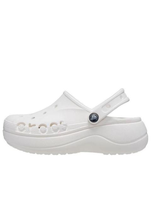 (WMNS) Crocs Classic Baya Platform Slide 'White' 208186-100