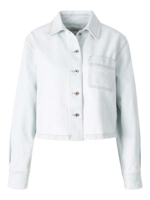 button stripes jacket