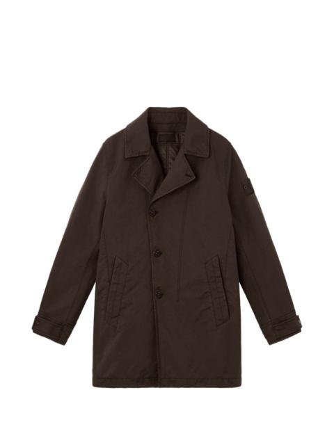 buttoned patch coat