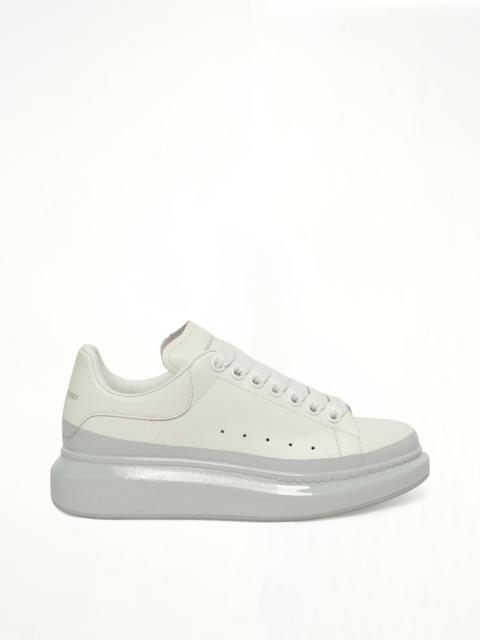 Womens Larry Oversized Sneaker in White/Ice Blue