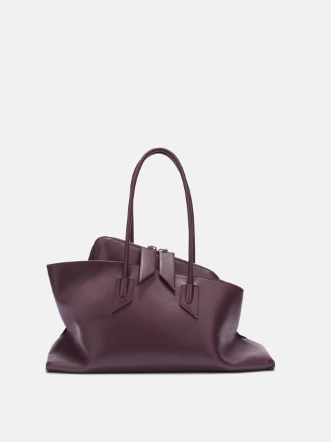 ''LA PASSEGGIATA MEDIUM" PLUM TOP HANDLE