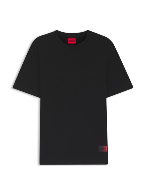 GRADIENT-LOGO T-SHIRT IN COTTON JERSEY