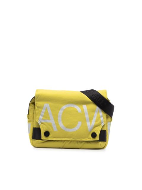 logo-print shoulder bag