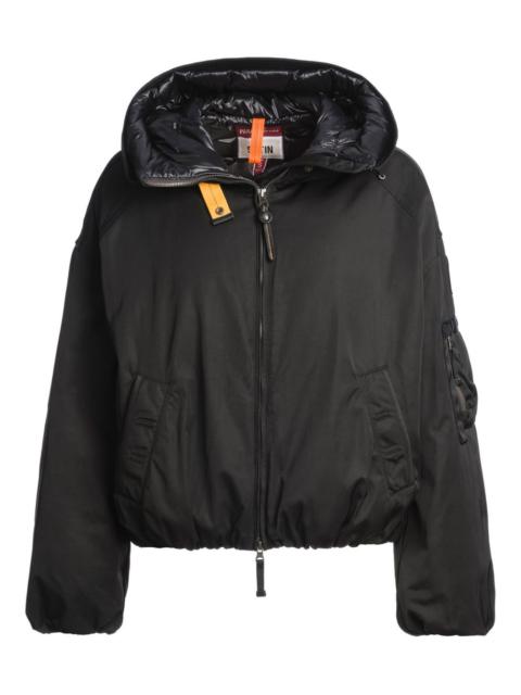 hooded drawstring jacket