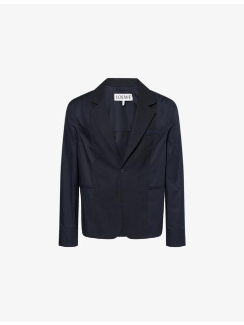 Hybrid Panelled Cotton Blazer