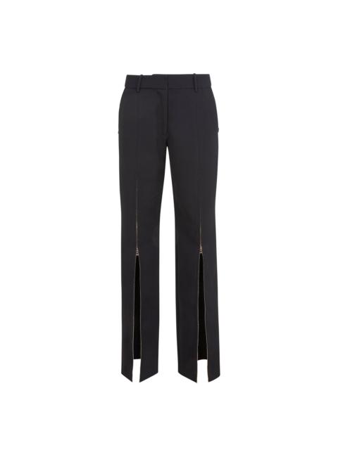 Zipper Split Hem Pant