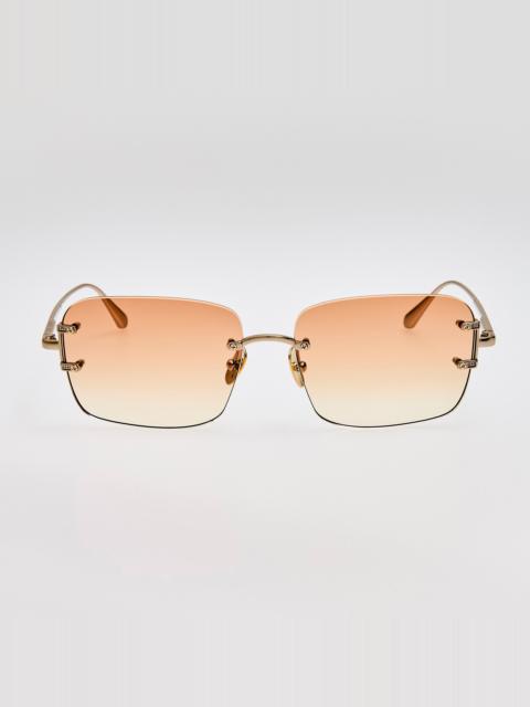 Sasha Sunglasses in Camel and Gold