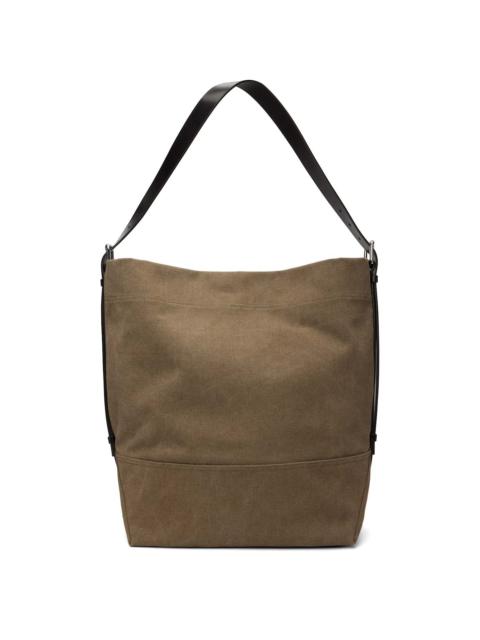 Brown Belted Tote