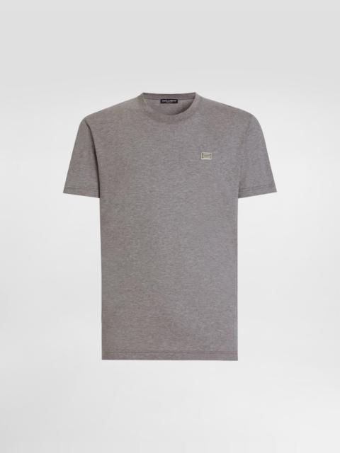 Cotton T-shirt with tag