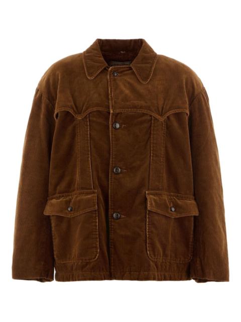 corduroy front-pocket jacket