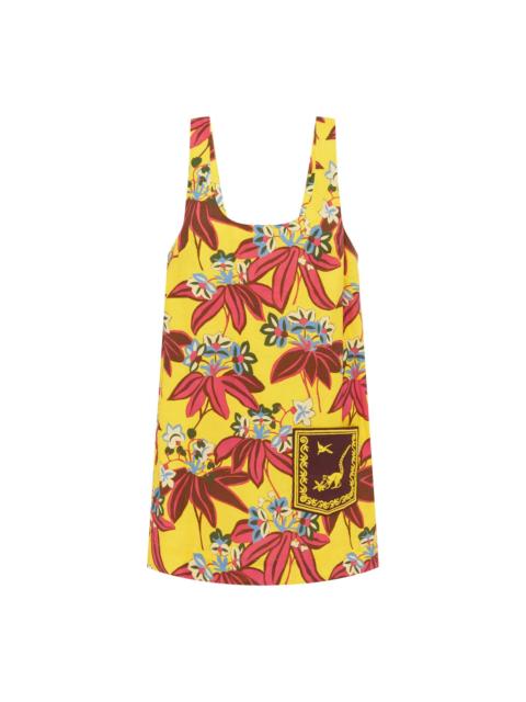 Leo Embroidered Mini Dress