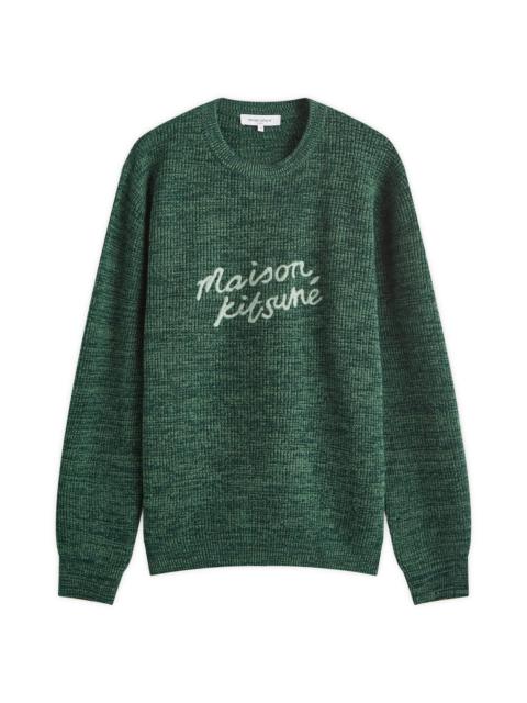 Maison Kitsune Maison Kitsune Handwriting Comfort Jumper