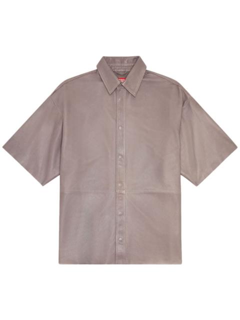 S-EMIN-LTH leather shirt