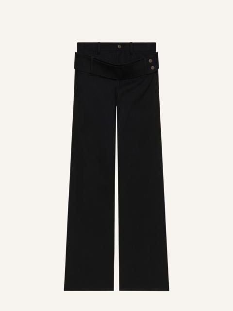 DOUBLE BELT DENIM PANTS