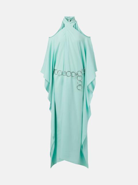 Mambo halterneck belted kaftan