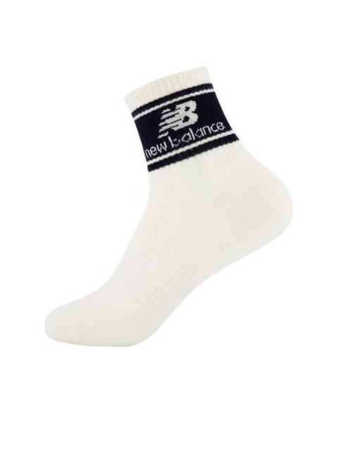 New Balance NB Logo Socks 'White' LAS34409-WT