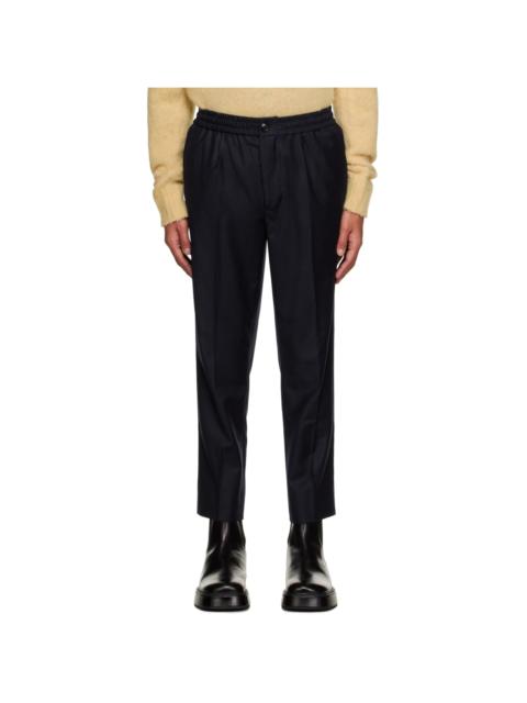 Navy Drawstring Trousers