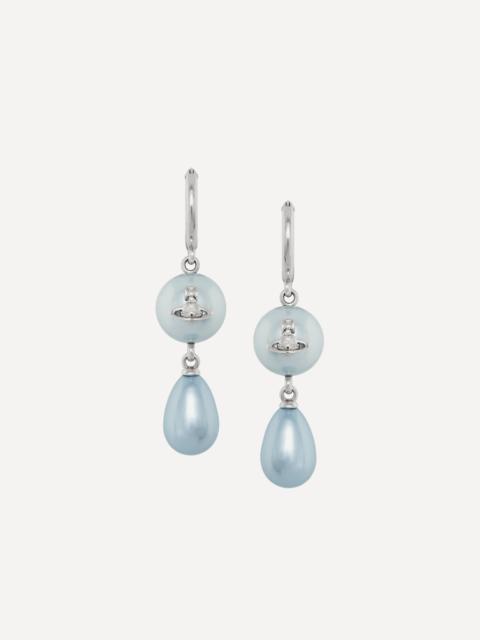 Platinum Martha Drop Earrings