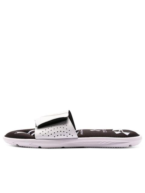 Under Armour Ignite 6 Graphic Strap Slide 'White' 3024451-101
