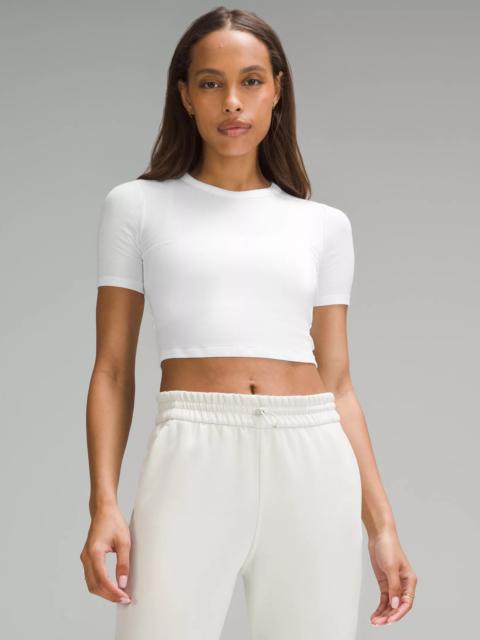 Hold Tight Straight Hem Cropped T-Shirt