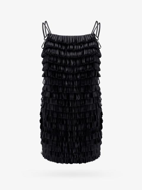 AVOLA Embroidered cady flared dress