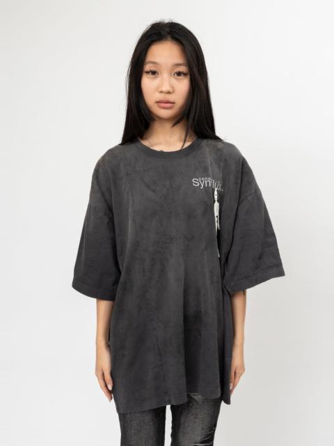 BLACK DOUBLET WASTE-REDUCING ALGORITHM T-SHIRT