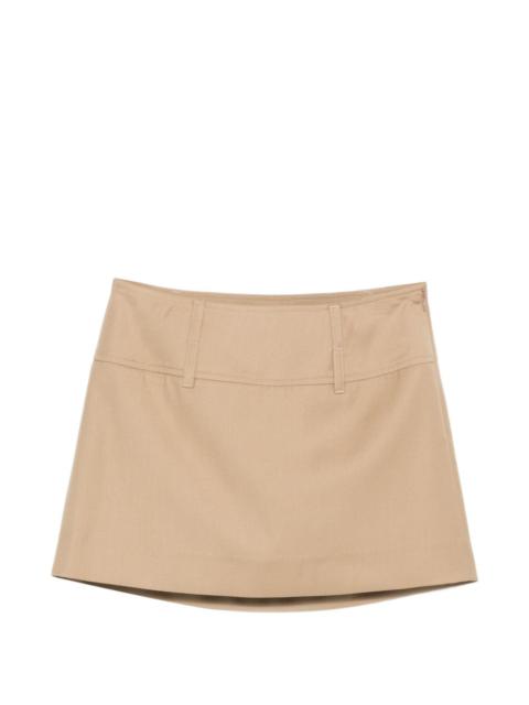 belt loops fitted skirt