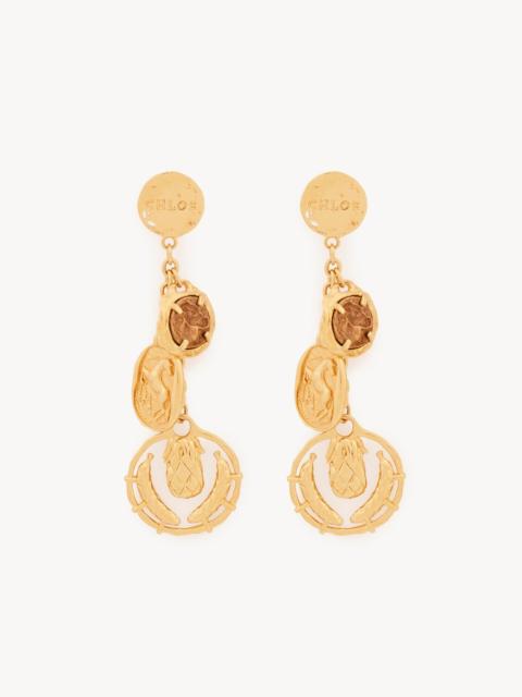 THE CHLOÉ MEDALS EARRINGS