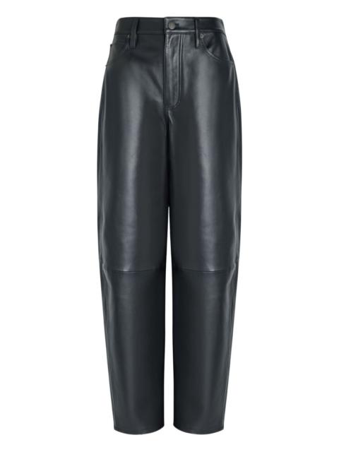 high-rise cut trousers