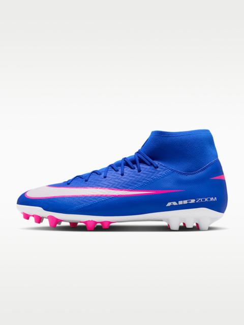 Nike Mercurial Superfly 10 Academy Artificial-Grass High-Top Soccer Cleats